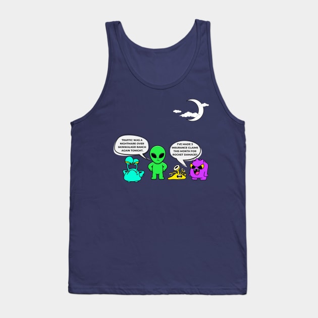 Skinwalker Traffic Jam Tank Top by TeawithAlice